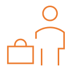 Ic&ocirc;ne d&rsquo;un professionnel illustrant la gestion de projets et services dans Business Central